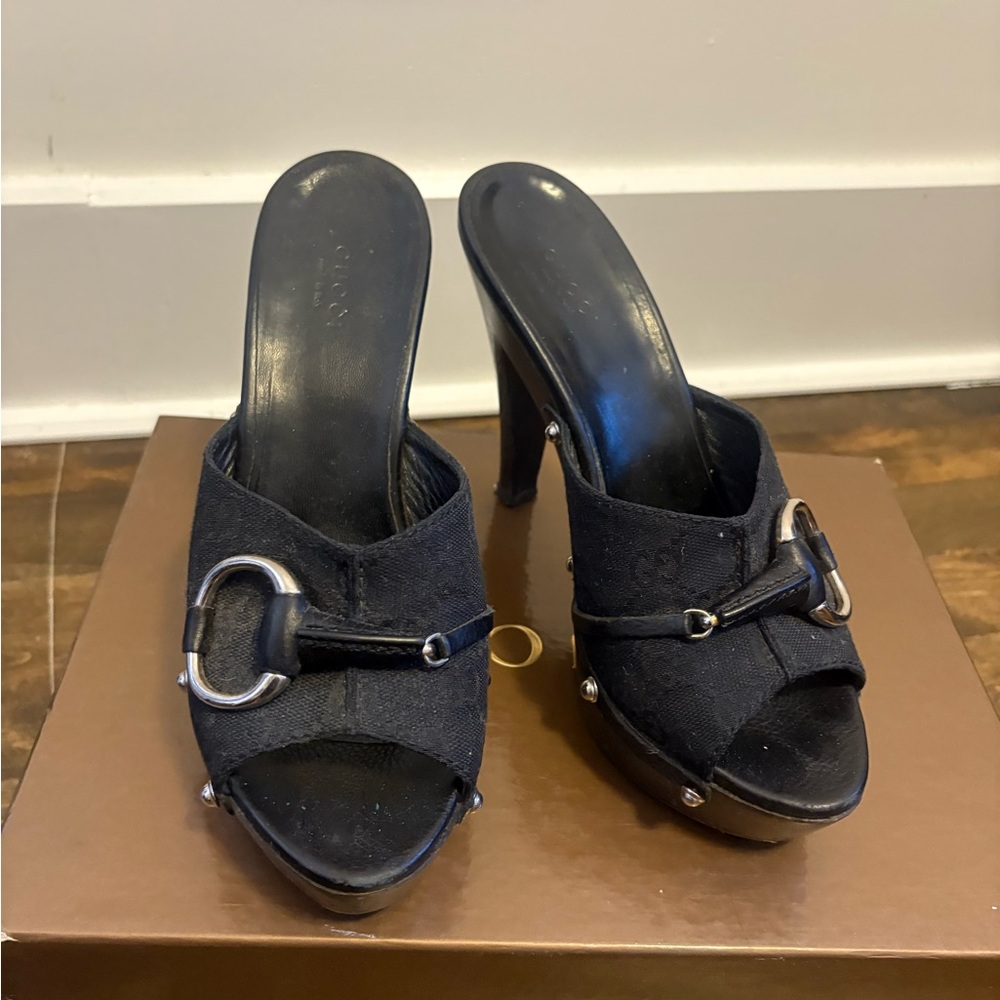 Gucci Horsebit Mule Heels